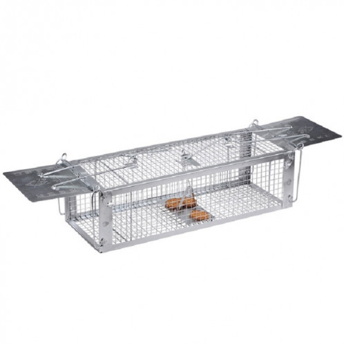 Souricière de cage à souris domestique avec double porte (argent) SH801A1752-04
