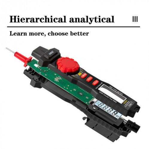 ANENG A3004 Multimètre intelligent de type haute précision de type stylo multi-fonction (noir) SA101A1125-07