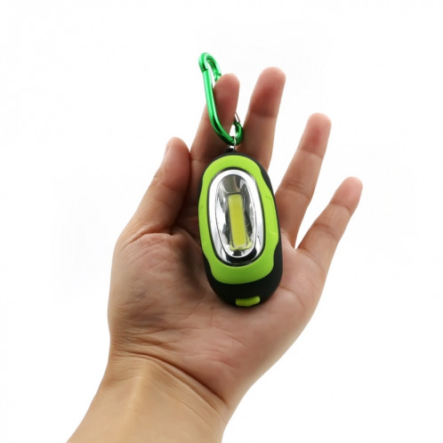 Portable mini porte-clés torche de poche lampe torche lampe torche LED avec 3 modes (vert) SH801B572-08