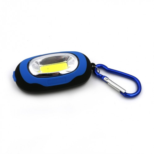 Portable mini porte-clés torche de poche lampe torche lampe torche LED avec 3 modes (bleu) SH801D1627-08