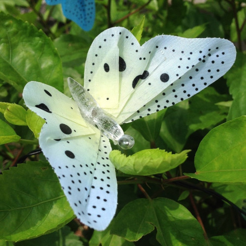 Fée de fée à fibre optique papillon à énergie solaire, lumières de vacances de jardin extérieur de Noël imperméables, taille: 4m 12LEDs SH94011000-07