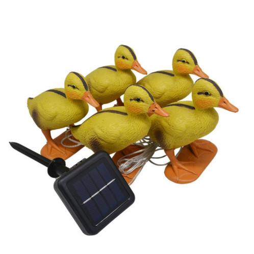 Lampe de décoration de cour extérieure de canard à énergie solaire SH97801394-06
