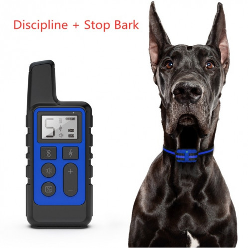 500m Dog Training Bark Stopper Télécommande Choc électrique Collier électronique étanche (Orange) SH901D1480-07