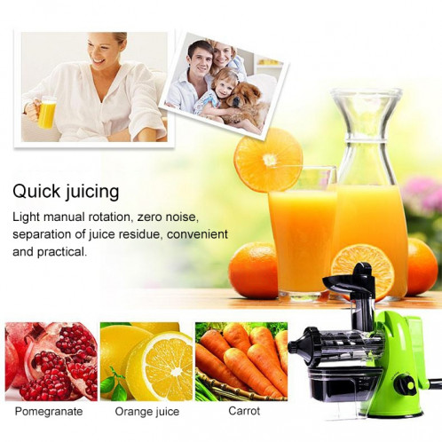 Presse-agrumes manuel multifonction à la maison Apple Orange Wheatgrass Portable DIY Juicer (Red) SH402C1563-07