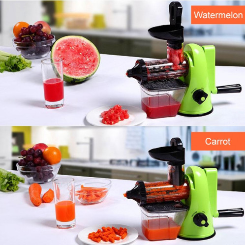 Presse-agrumes manuel multifonction à la maison Apple Orange Wheatgrass Portable DIY Juicer (vert) SH402D759-07