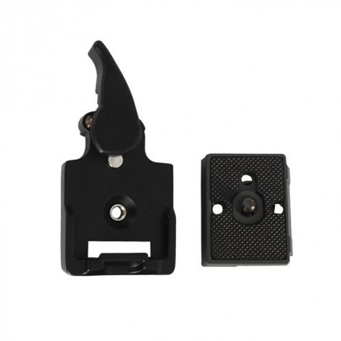 BEXIN Support de plaque de dégagement rapide de tête de trépied pour Manfrotto 200PL-14 (noir) SB301A1018-010