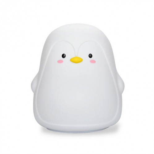 Penguin Silicone Pat Night Light Lampe d'ambiance de chevet pour enfants (blanc) SH001A1500-010