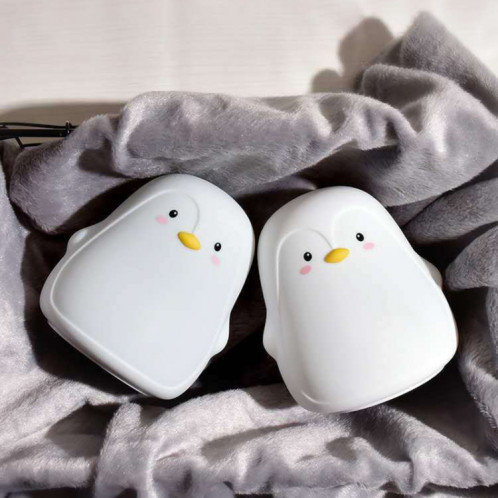 Penguin Silicone Pat Night Light Lampe d'ambiance de chevet pour enfants (blanc) SH001A1500-010