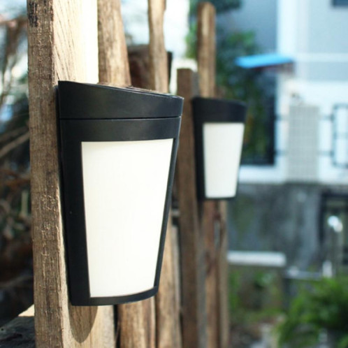 IP65 extérieur étanche à économie d'énergie LED lampe murale à énergie solaire lumière de sécurité (lumière blanche) SH101A1124-06
