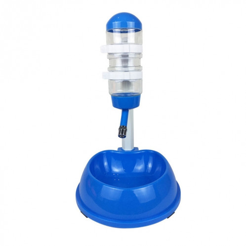 Fournitures d'alimentation de bol pour animaux de compagnie de fontaine à boire automatique relevable (bleu) SH201B10-06