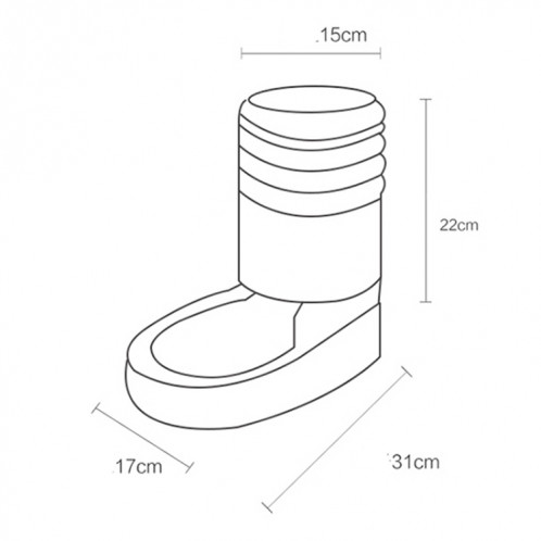 Distributeur d'eau automatique pour chat de seau de stockage de grain de 3,8 L, style: fontaine à boire (gris) SH701D1477-09