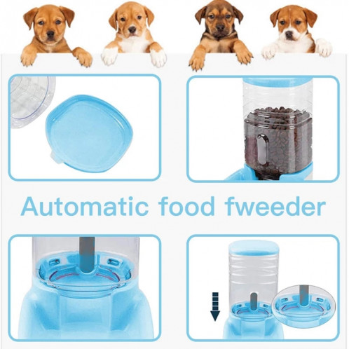 Distributeur d'eau automatique pour chat de seau de stockage de grain de 3,8 L, style: fontaine à boire (gris) SH701D1477-09