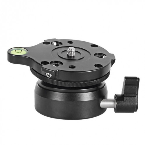 BEXIN DY-60N 1/4 pouce Fil Dome Trépied Professionnel Nivelant de 360 ​​degrés Panorama Panorama Base de tête avec adaptateur de vis à bulles et à vis de 3/8 pouces SB11111799-08