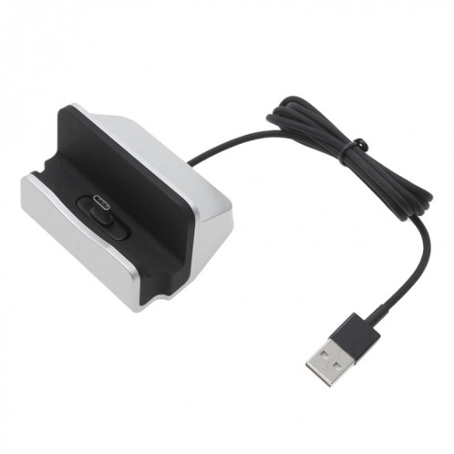 USB-C / TYPE-C 3.1 Données de synchronisation / chargeur de quai de chargement (argent) SH001S1892-07