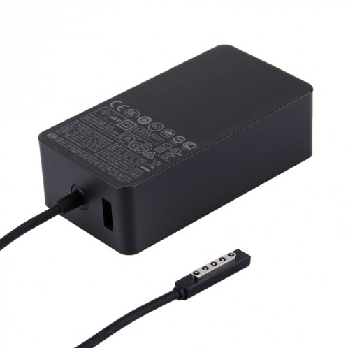1536 48W 12V 3.6A Alimentation adaptateur secteur d'origine pour Microsoft Surface Pro 2/1, prise américaine SH000563-09