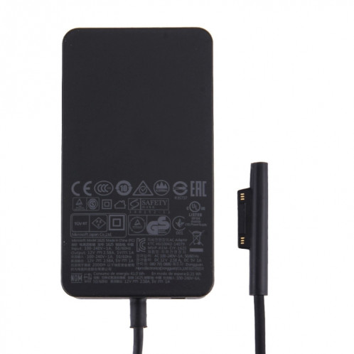 1625 36W 12V 2.58A alimentation adaptateur secteur d'origine pour Microsoft Surface Pro 4/3, prise américaine SH0010383-09