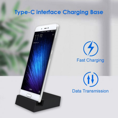 Support USB-C / Type-C / Chargeur de station de charge, Pour LG Nexus 5X / Huawei Nexus 6P / Letv Le 1s / Xiaomi 4c / ZUK Z1 (or) SH010J1509-07