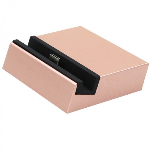 Support USB-C / Type-C / Chargeur de station de charge, Pour LG Nexus 5X / Huawei Nexus 6P / Letv Le 1s / Xiaomi 4c / ZUK Z1 (or rose) SH10RG888-07