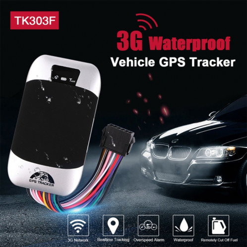 Véhicule de camion de voiture TK303F dépistant le traqueur de GSM GPRS GPS sans télécommande SH00081117-013