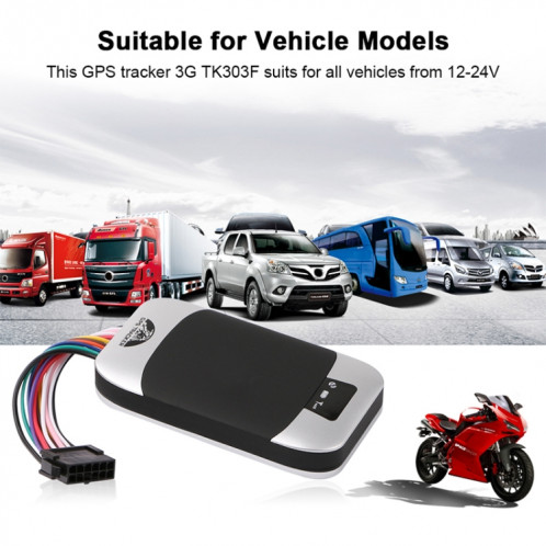 Véhicule de camion de voiture TK303F dépistant le traqueur de GSM GPRS GPS sans télécommande SH00081117-013