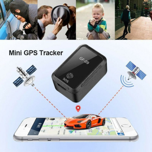 GF-09 Suivi de voiture AGPS + LBS + WiFi Tracker SH00121262-012