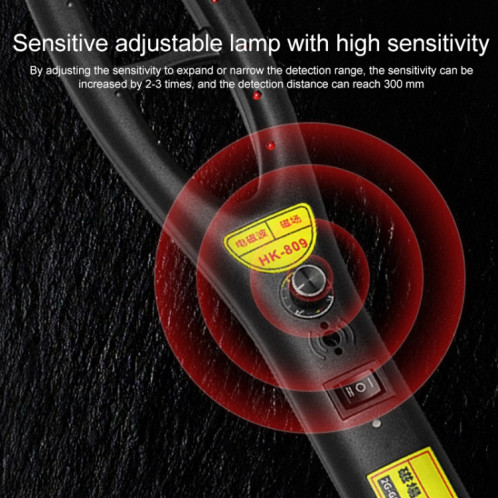 HK-809 Haute Sensibilité GPS Signal de signal sans fil à ondes électromagnétiques de champ électromagnétique (noir) SH019B459-09