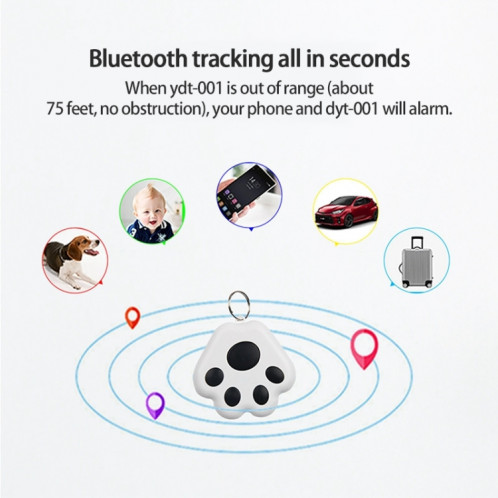 HYC09 Mini Pet Smart Wear GPS Pet Bluetooth locatif Tracker (rouge) SH021R222-07
