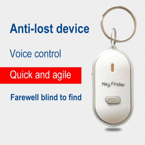 5 PCS ZG808 LED Key Finder Contrôle vocal Dispositif anti-perdu, Livraison de couleurs aléatoires SH00239-05