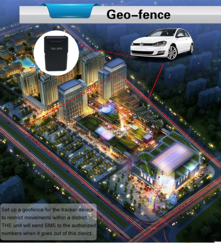 KH-X1 Mini Magnétique Imperméable GPS / GSM / GPRS Quadri-Bande en temps réel Car Tracker, Batterie Longue Durée Intégrée, Alarme Shark, Alarme de Mouvement, Télécommande Voice Monitor, Geo-clôture (Noir) SK005B1649-016