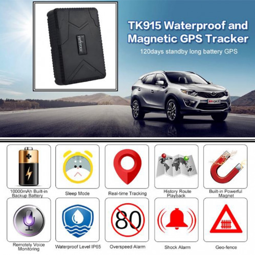 Traqueur de suivi en temps réel GSM GPS de véhicule magnétique TK915 SH64901040-015