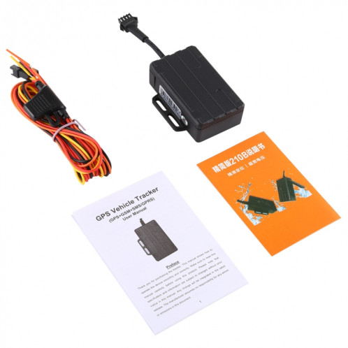 TL210 voiture camion véhicule suivi GSM GPRS / SMS GPS Tracker (noir) SH501B1855-08