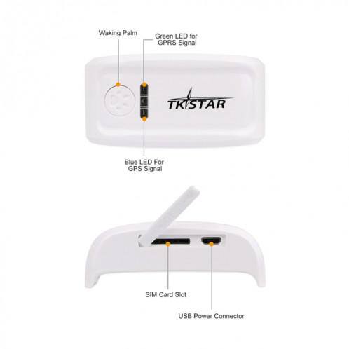 TK-909 GPS / GPRS / GSM Pet Locator Pet Collar Dispositif de suivi en temps réel SH6502749-010