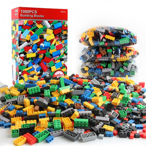 1000 dans 1 blocs de construction matériels ABS de jouets de DIY intelligents, livraison aléatoire de couleur SH2156541-08