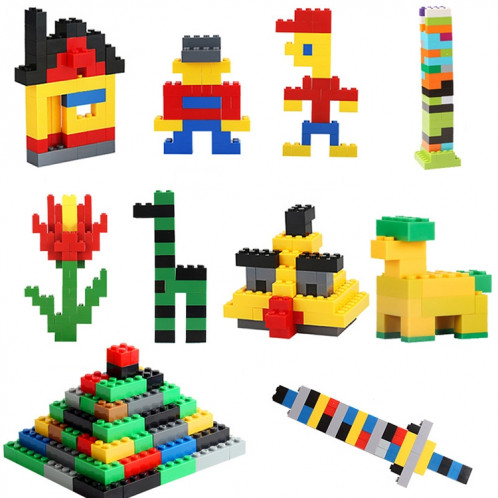 1000 dans 1 blocs de construction matériels ABS de jouets de DIY intelligents, livraison aléatoire de couleur SH2156541-08