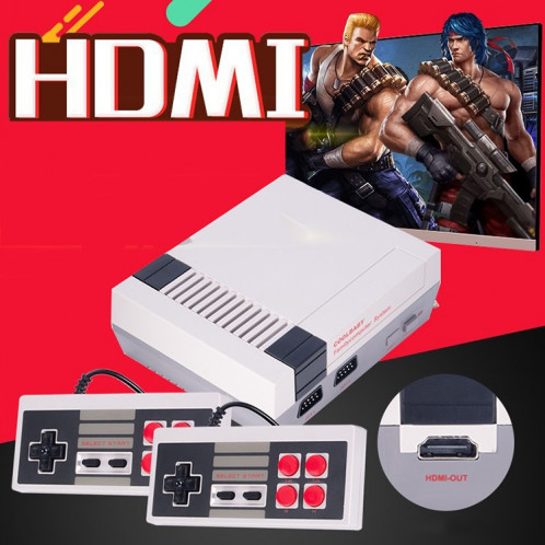 Console de jeu vidéo HDMI HD rétro classique mini TV, jeux intégrés 600, prise UE SH291A672-08