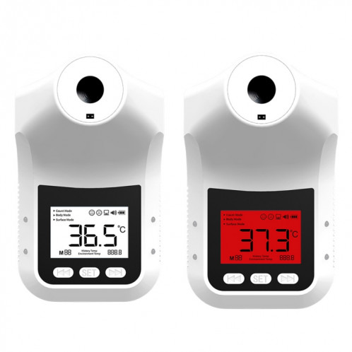 K3 Pro mains libres corps frontal sans contact avec capteur de distance sensible à la lumière Thermomètre infrarouge, écran LCD 2,8 pouces SH01301118-021