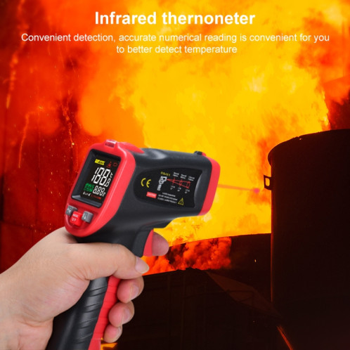 Wintact Wintact WT323A-50 degrés C ~ 650 degrés C Thermomètre infrarouge numérique portable portable sans contact SW34231183-07