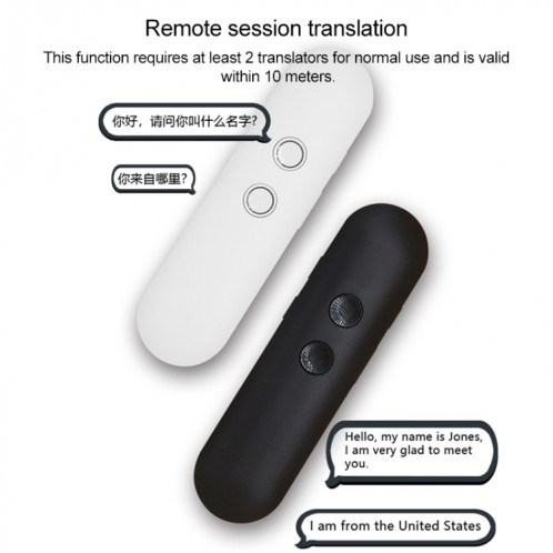 T4 Portable AI Smart Voice Translator Business Travel Machine de traduction en temps réel Support 42 langues (bleu) SH608L1916-012