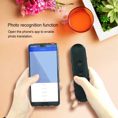 T4 Portable AI Smart Voice Translator Business Travel Machine de traduction en temps réel Support 42 langues (bleu) SH608L1916-012