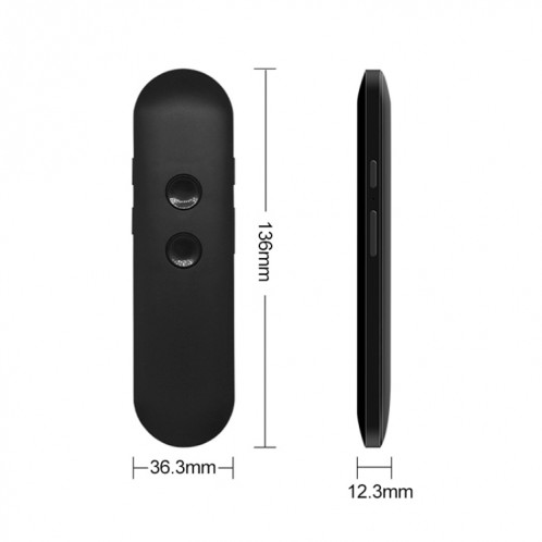 T4 Portable AI Smart Voice Translator Business Travel Machine de traduction en temps réel Prise en charge 42 langues (blanc) SH608W1601-012