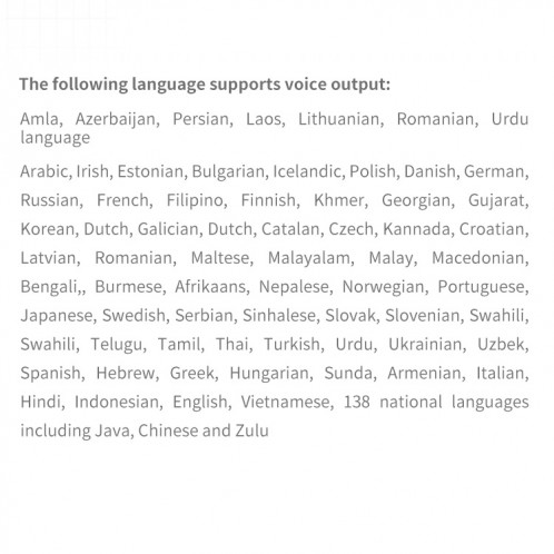 Boeleo BF301 (W1 3.0) Traducteur vocal intelligent à écran de 2,8 pouces pour les voyages d'affaires 1 Go + 8 Go Prise en charge de 117 langues Inter-traduction (noir) SH106B1856-016