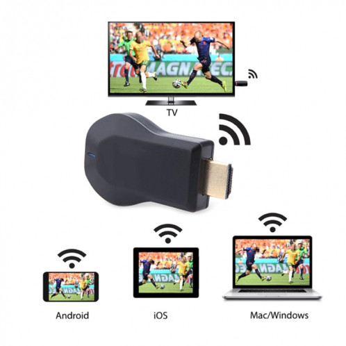 AnyCast M4 Plus Récepteur de Dongle d'affichage WiFi sans fil Airplay Miracast DLNA 1080P HDMI TV Stick pour iPhone, Samsung et autres Smartphones Android SH002799-016