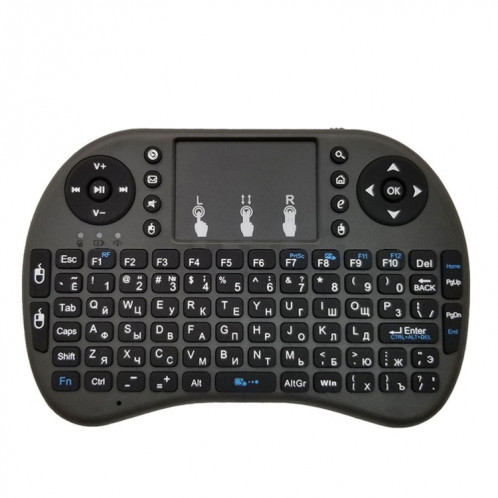 Langue de support: Clavier sans fil russe i8 Air Mouse avec pavé tactile pour Android TV Box & Smart TV & PC Tablet & Xbox360 & PS3 & HTPC / IPTV SH00631208-09