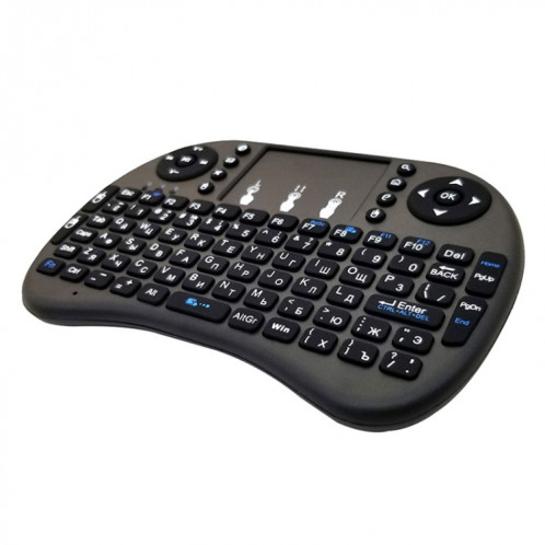 Langue de support: Clavier sans fil russe i8 Air Mouse avec pavé tactile pour Android TV Box & Smart TV & PC Tablet & Xbox360 & PS3 & HTPC / IPTV SH00631208-09