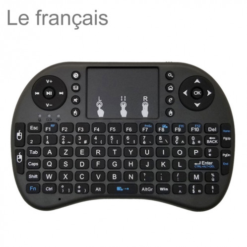 Langue de support: Français Clavier sans fil i8 Air Mouse avec pavé tactile pour Android TV Box & Smart TV & PC Tablet & Xbox360 & PS3 & HTPC / IPTV SH00641990-09