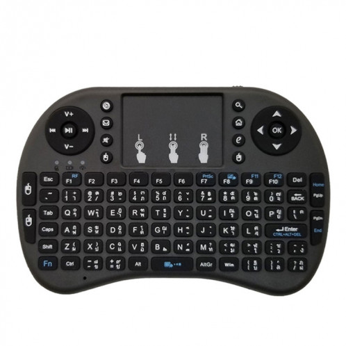 Langue de support: Clavier sans fil Thai i8 Air Mouse avec pavé tactile pour Android TV Box & Smart TV & PC Tablet & Xbox360 & PS3 & HTPC / IPTV SH00651688-09