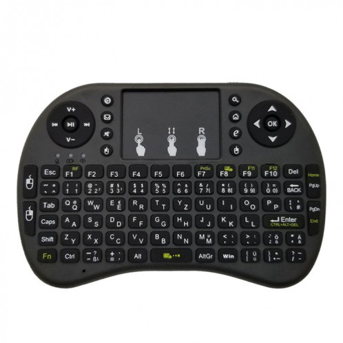 Langue de support: Clavier sans fil hébreu i8 Air Mouse avec pavé tactile pour Android TV Box & Smart TV & PC Tablet & Xbox360 & PS3 & HTPC / IPTV SH00671227-09