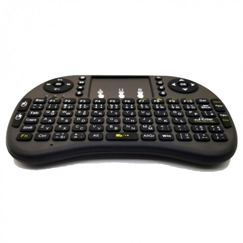 Langue de support: Clavier sans fil hébreu i8 Air Mouse avec pavé tactile pour Android TV Box & Smart TV & PC Tablet & Xbox360 & PS3 & HTPC / IPTV SH00671227-09