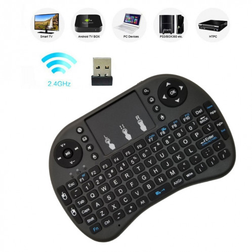 Langue de support: Anglais Clavier sans fil i8 Air Mouse avec pavé tactile pour Android TV Box & Smart TV & PC Tablet & Xbox360 & PS3 & HTPC / IPTV SH00681863-09