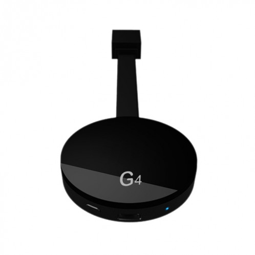Récepteur de dongle d'affichage WiFi sans fil G4 Airplay Miracast DLNA TV Stick pour iPhone, Samsung et autres smartphones Android, Dual Core Cortex A7 jusqu'à 1,5 GHz (noir) SH100B1406-016